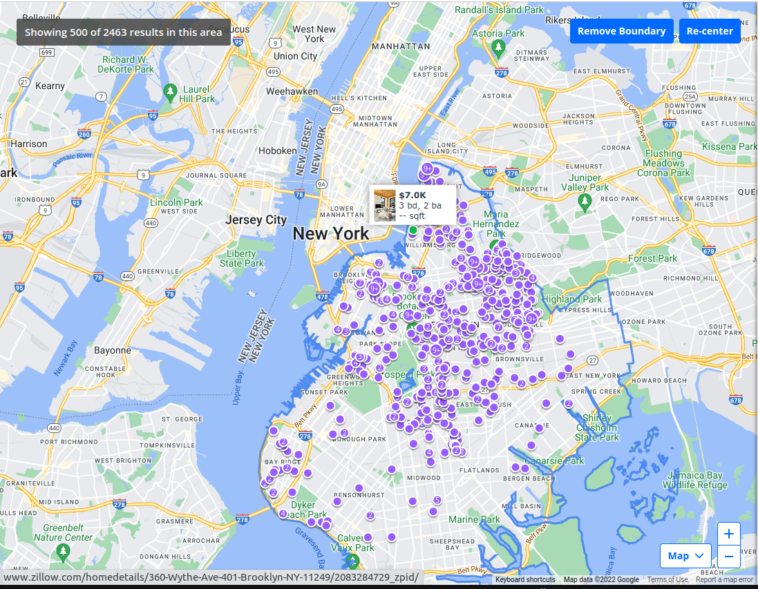 Zillow is not above over-clustering